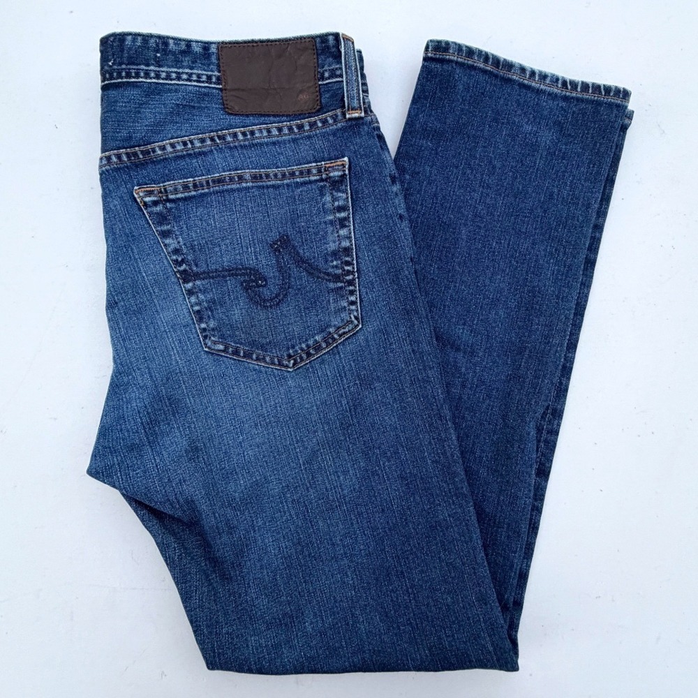AG Adriano Goldschmied B-Type I Slim Jeans Mens 34x31 Dark Wash Blue